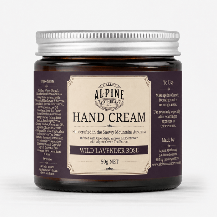 Wild Lavender Rose Hand Cream - Alpine Apothecary