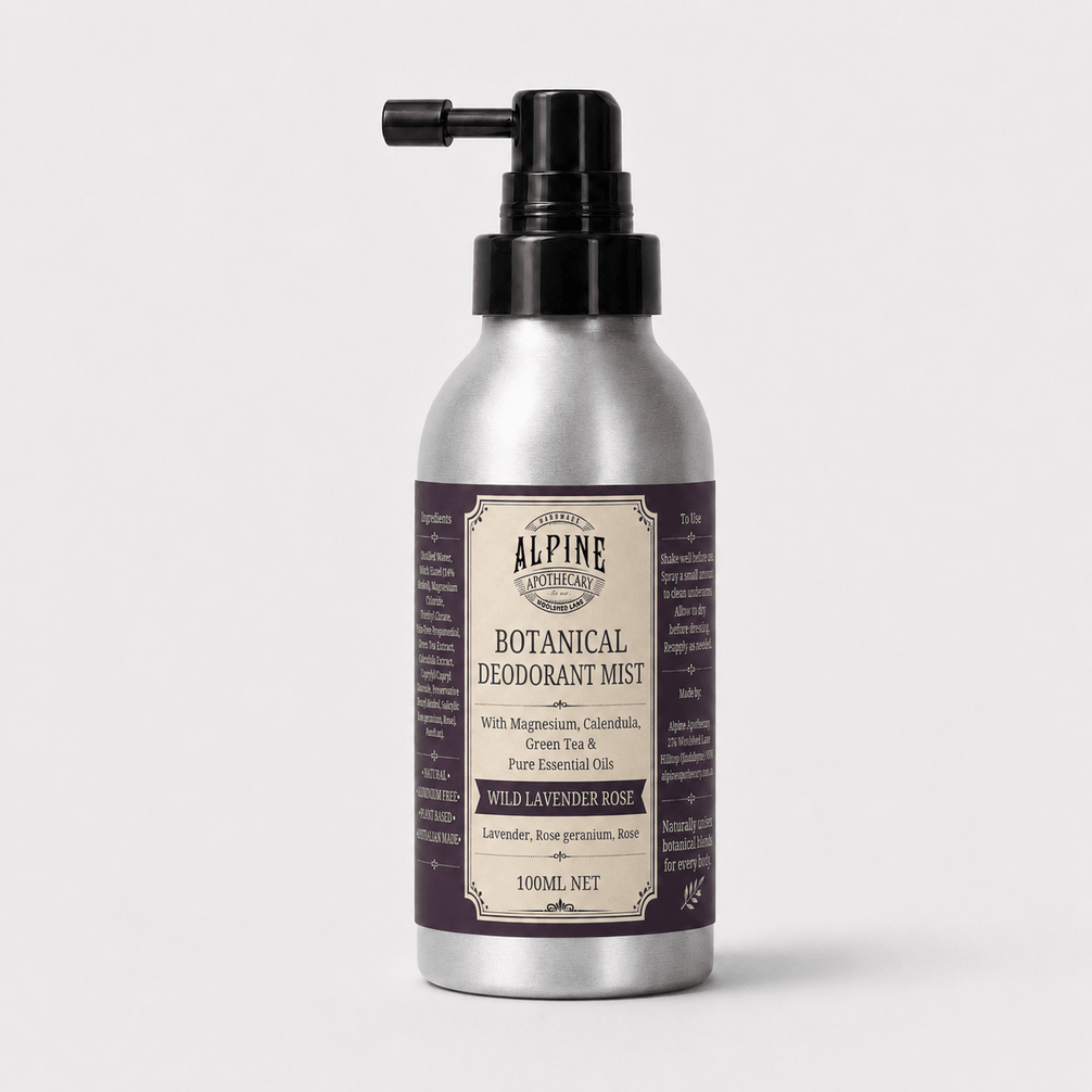 Wild Lavender Rose Natural Deodorant Mist - Alpine Apothecary