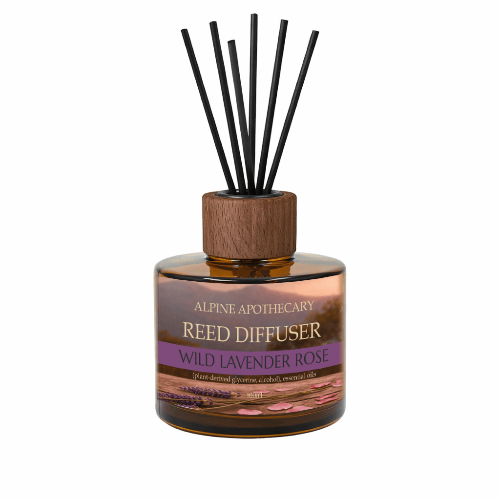 Wild Lavender Rose Reed Diffuser - Alpine Apothecary