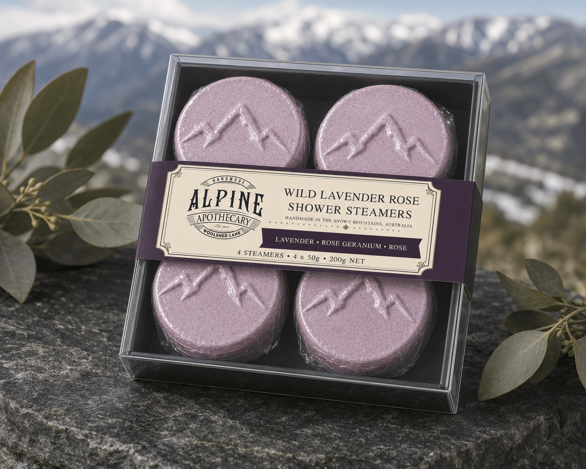 Wild Lavender Rose Shower Steamers - Alpine Apothecary