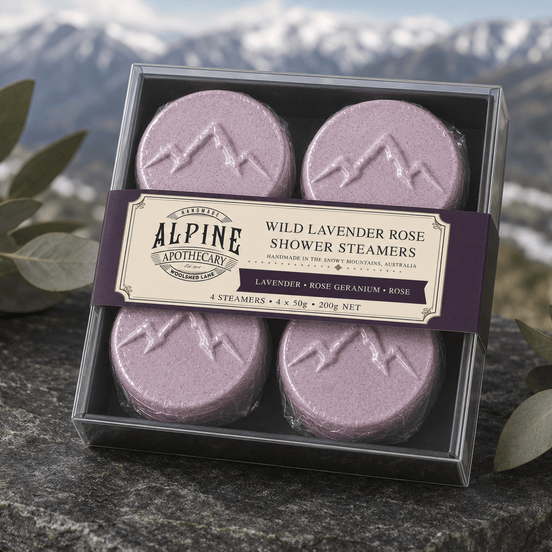 Wild Lavender Rose Shower Steamers - Alpine Apothecary