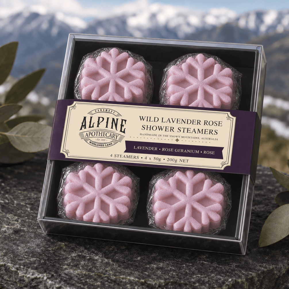 Wild Lavender Rose Shower Steamers - Alpine Apothecary