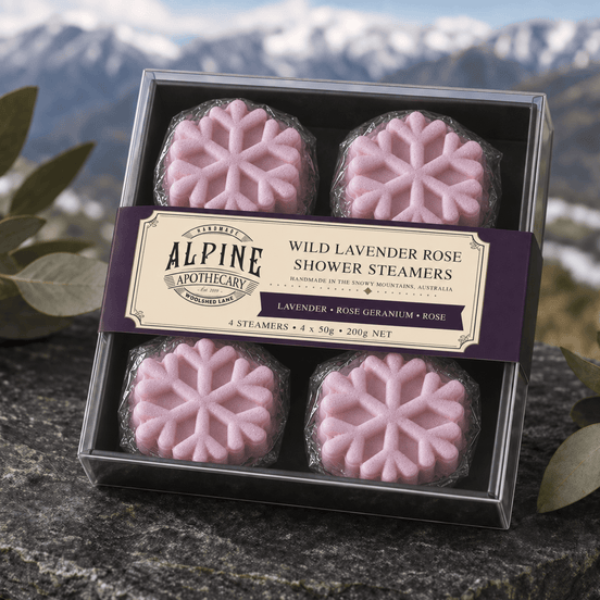 Wild Lavender Rose Shower Steamers - Alpine Apothecary