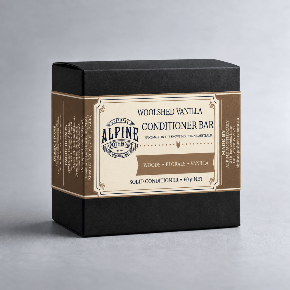 Woolshed Vanilla Conditioner Bar - Alpine Apothecary