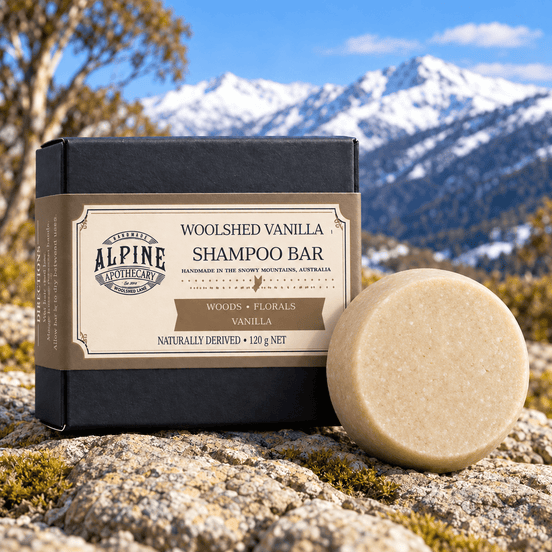 Woolshed Vanilla Shampoo Bar - Alpine Apothecary